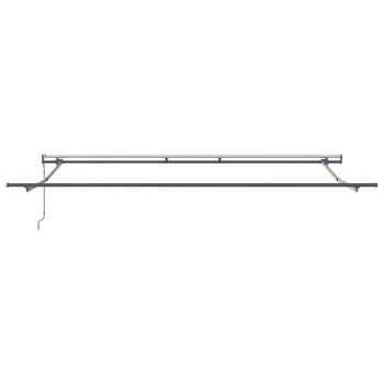 Automatische Einziehbare Markise Weiß 450x350 cm, Markisenersatzstoff für 4,5x3,5 m Rahmen Weiß