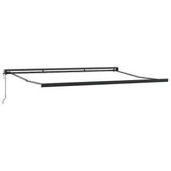 Automatische Einziehbare Markise Rot 500x300 cm, Markisenersatzstoff für 5x3 m Rahmen Rot