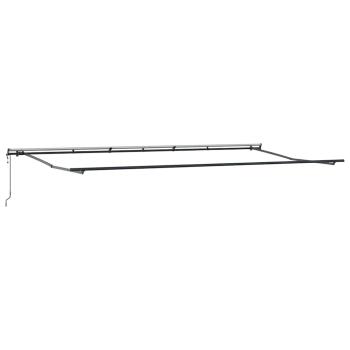 Automatische Einziehbare Markise Grün und Gelb 600x300 cm, Markisenersatzstoff für 6x3 m Rahmen Grün und Gelb
