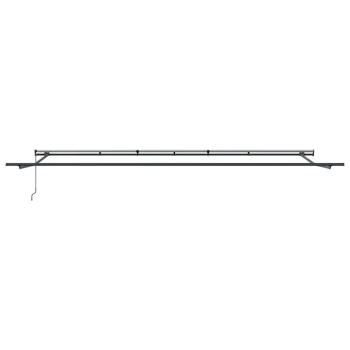 Manuelle einziehbare Markise Weiß 600x350 cm, Markisenersatzstoff für 6x3,5 m Rahmen Weiß