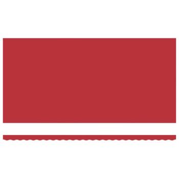 Automatische Einziehbare Markise Rot 600x350 cm, Markisenersatzstoff für 6x3,5 m Rahmen Rot