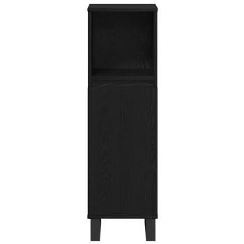 3-teiliges Badezimmermöbel Set Schwarze Eiche Holzwerkstoff, Badezimmer Schrank Schwarze Eiche 30x30x190 cm Holzwerkstoff, Badezimmer Schrank Schwarze Eiche 30x30x100 cm Holzwerkstoff