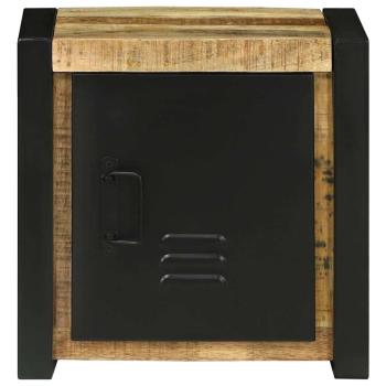 ARDEBO.de - Badezimmer-Wandschrank 40x30x40 cm Massivholz Grobe Mango