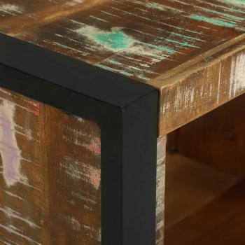 Wandwürfel 55x35x40 cm Massivholz Altholz