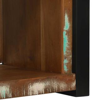 Wandwürfel 55x35x40 cm Massivholz Altholz