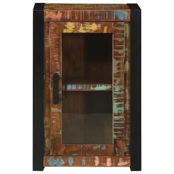 Badezimmer Wandschrank Mehrfarbig 40x30x60 cm Massivholz Altholz