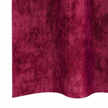 Velvet Vorhänge 2 Stück mit Ösen Burgunderrot 260x140 cm