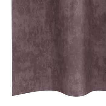 Braune Samtvorhänge 2 Teile mit Ösen 245x140 cm