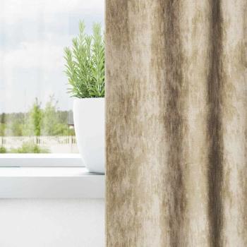Velvet Vorhänge 2 Stck mit Ösen Creme 245x140 cm