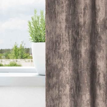 Veloursvorhänge 2 Stück mit Ösen Cappuccino 225x140 cm