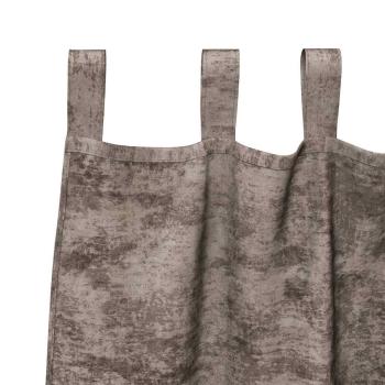 Samtvorhänge 2 Stück mit Ösen Cappuccino 260x140 cm