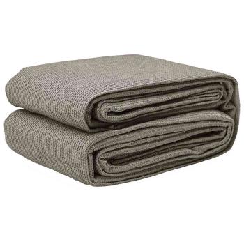 ARDEBO.de - Zeltzubehör Hellgrau Polyester 250 x 400 cm Tragbar Zeltzubehör