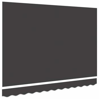 Ersatzbespannung für Markise 3 x 2 m Anthrazit Polyester