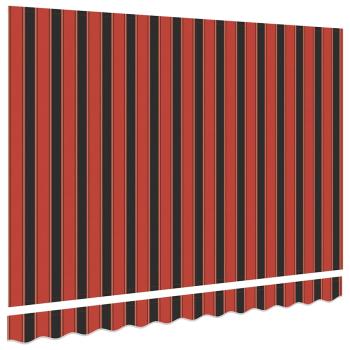 Markisen-Ersatzmaterial für 3.5x2 m Rahmen Buntgestreift