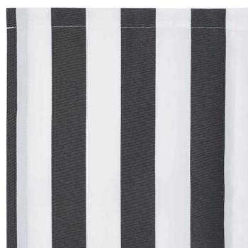 Ersatzstoff für Markisen für 3.5x2 m Rahmen Anthrazit und Weiß