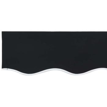 Markisenstoff für 3,5x2,5 m Rahmen Schwarz