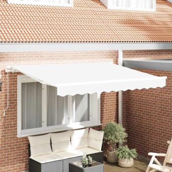 ARDEBO.de - Markisen-Ersatzstoff für 3,5 x 2,5 m Rahmen Weiß