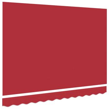 Markisenersatzstoff für 300 x 250 cm Rahmen Rot