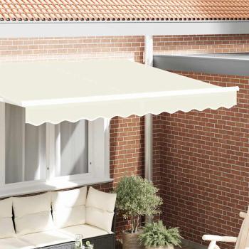 ARDEBO.de - Markisenblende für 2,5 m Rahmen Creme 2,3x0,2 m