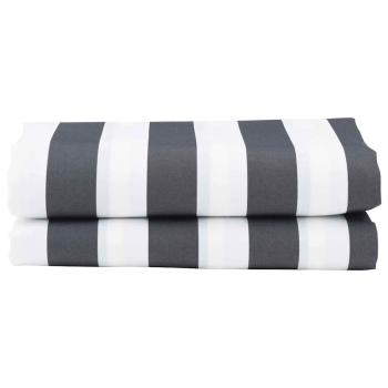 Markisenersatzstoff Anthrazit und Weiß 3 x 2 m