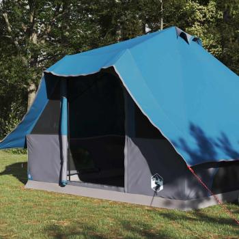 Tipi Zelt 8 Personen Blau Taft
