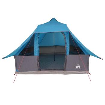 Tipi Zelt 8 Personen Blau Taft