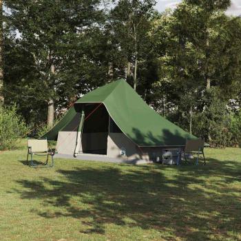 ARDEBO.de - Tipi Zelt 10 Personen Grün Taft