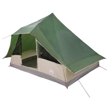 Tipi Zelt 10 Personen Grün Taft