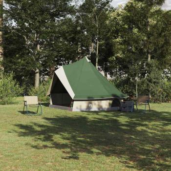 ARDEBO.de - Familienzelt Tipi Grün für 8 Personen wasserdicht