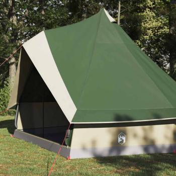Familienzelt Tipi Grün für 8 Personen wasserdicht