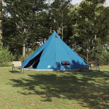 ARDEBO.de - Familienzelt Tipi Blau 12-Personen Wasserfest
