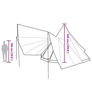 Familienzelt Tipi Blau 12-Personen wasserdicht
