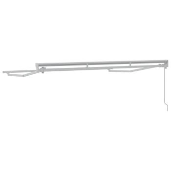 ARDEBO.de - Semi-Cassette Markisenrahmen einziehbar manuell betriebenes Metall