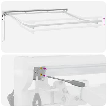 Elektrisches Halb-Kassette Markisen-Gestell Einziehbar Metall