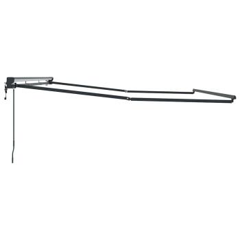 Markisenrahmen Verstellbar Anthrazit 4 x 3 m Stahl