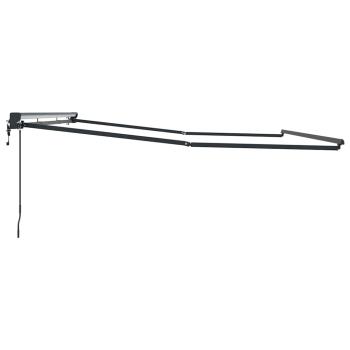 Markisenrahmen Verstellbar Anthrazit 4,5 × 3 m Stahl