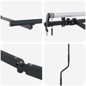 Elektrische Einziehbare Markisenrahmen 4x2 cm Metall