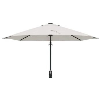 Freischwingender Schirm Sand Polyester, Aluminium Groß
