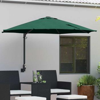 ARDEBO.de - großer grüner Patio-Regenschirm Metall, Polyester Groß Kippbar