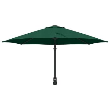 großer grüner Patio-Regenschirm Metall, Polyester Groß Kippbar
