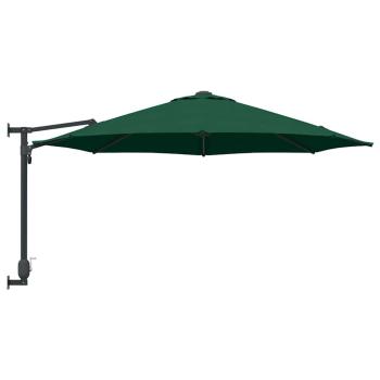 großer grüner Patio-Regenschirm Metall, Polyester Groß Kippbar