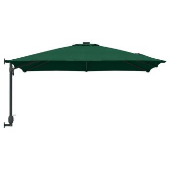 Terrassenumbrella Grün Polyester 300 cm x 300 cm Zusammenklappbar