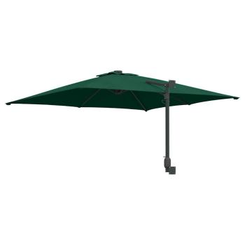 Terrassenumbrella Grün Polyester 300 cm x 300 cm Zusammenklappbar