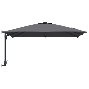 Outdoor-Schirm Anthrazit Polyester, pulverbeschichteter Stahl Groß