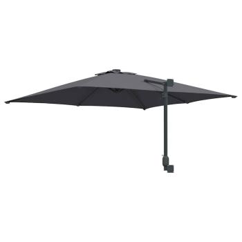 Outdoor-Schirm Anthrazit Polyester, pulverbeschichteter Stahl Groß