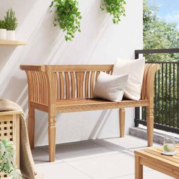 Gartenbank 127,5x52x80 cm Massivholz Teak
