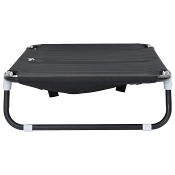 Faltbares Hundebett Schwarz ML Oxford Stoff und Stahl