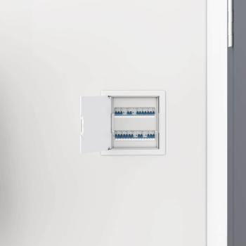 ARDEBO.de - Zugangspaneele 2 Stück Weiß Bett col.creme+ Dach anthra, dunkles Silberrohr als Muster und Link ABS Kunststoff