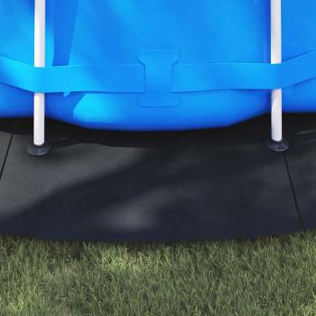 Runde Poolabdeckung Schwarz Polyethylen Ø 550 cm