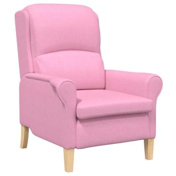 Moderner Sessel Rosa Polyester, Holz Mittel Ergonomisch